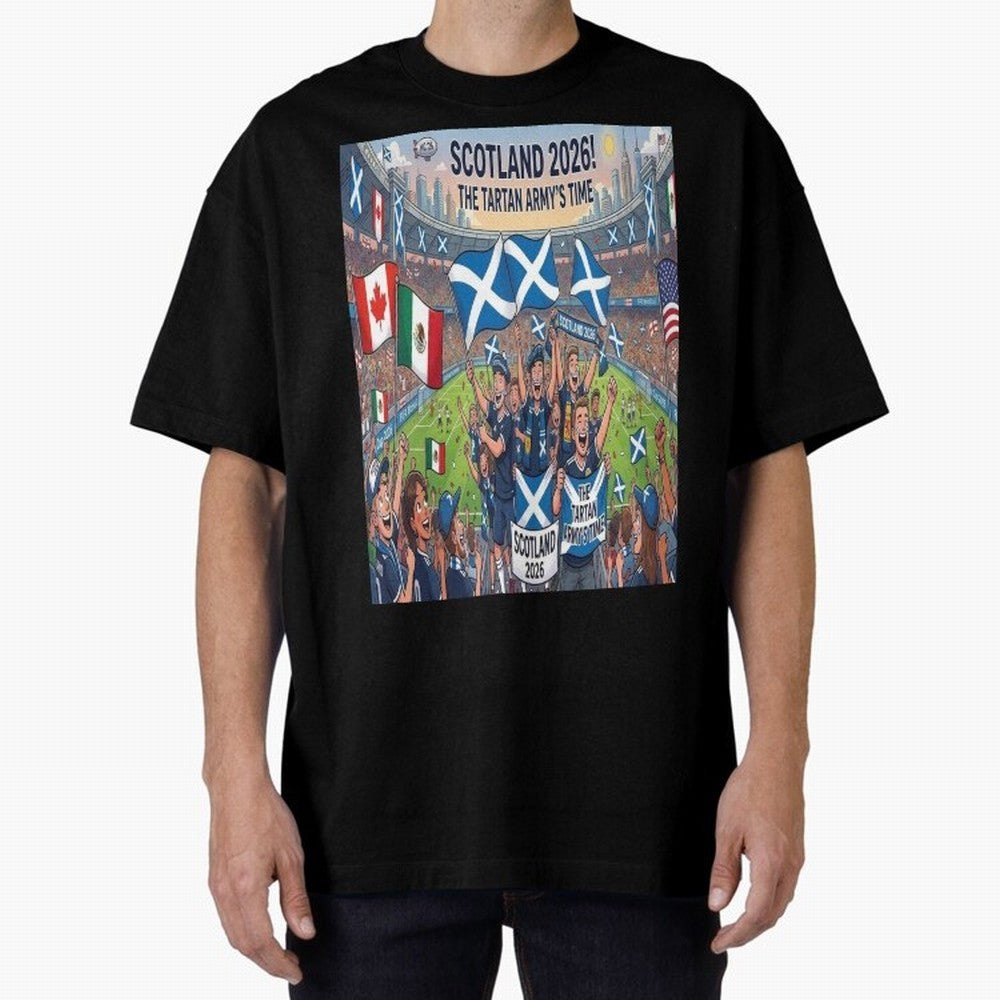 Scotland World Cup 2026 - Stadium Classic T-Shirt Build Global Football Passion for FIFA World Cup 2026 Group Stage, Made for Messi, France, Football Festival Excitement, Trophy Ambitions, Country Rivalries and Star Player Buzz; Perfect for