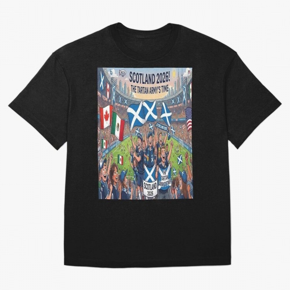 Scotland World Cup 2026 - Stadium Classic T-Shirt Build Global Football Passion for FIFA World Cup 2026 Group Stage, Made for Messi, France, Football Festival Excitement, Trophy Ambitions, Country Rivalries and Star Player Buzz; Perfect for