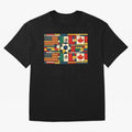 North American Football Flags World Cup Inspired Classic T-Shirt Show Love for Legendary Goals in the FIFA World Cup 2026 Journey through Neymar Highlights, Brazil, Portugal and Argentina Pride, Fan Favorite Moments, National Team Passion, Big