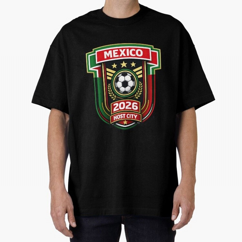 Mexico 2026 World Cup Host City Logo Classic T-Shirt Show Your Love for FIFA World Cup 2026 for Fans of Mbappe and France, Bringing Match Day Excitement, Supporter Culture, Golden Goals and Global Football Passion; Created for Match Day Parties,
