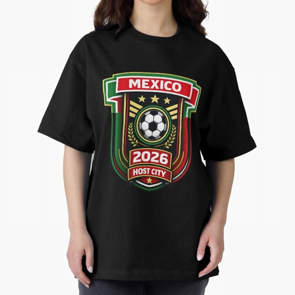 Mexico 2026 World Cup Host City Logo Classic T-Shirt Show Your Love for FIFA World Cup 2026 for Fans of Mbappe and France, Bringing Match Day Excitement, Supporter Culture, Golden Goals and Global Football Passion; Created for Match Day Parties,