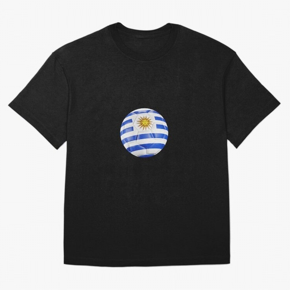 Uruguay Ball Classic T-Shirt Follow the Final Road of the FIFA World Cup 2026 Group Stage Journey through Neymar Highlights, Brazil Pride, Soccer Culture, Superstar Moments, National Team Dreams and Competitive Fire; Ideal for Passionate Fans Who