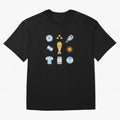 Argentina World Cup Champion 2026 Classic T-Shirt Celebrate Fan Favorites in FIFA World Cup 2026 Spirit, Featuring Portugal, Spain and Germany, Messi and Cristiano Ronaldo, Sports Nostalgia, International Competition, Famous Players and