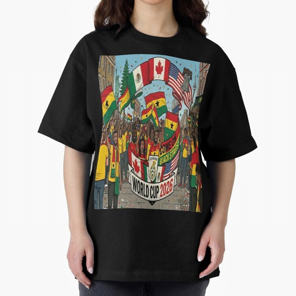 Ghana World Cup 2026 Classic T-Shirt Stand Out with Spirit from the FIFA World Cup 2026 Group Stage Journey through Neymar Highlights, Spain and Netherlands Pride, Classic Soccer Heritage, Championship Pressure, Fan Loyalty and International Pride;