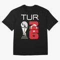 Turkey 2026 Soccer World Cup Trophy Turkish Flag Design Classic T-Shirt Represent Football Lovers during FIFA World Cup 2026 USA Canada Mexico Spirit, Celebrating Portugal, Spain and Germany, Mbappe, Vintage Soccer Flavor, Modern Football Stars,