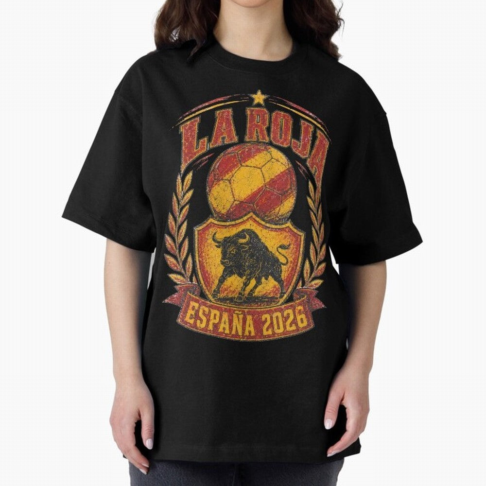 La Roja Espa?a 2026 World Cup Soccer T-Shirt Classic T-Shirt Bring International Match Energy to FIFA World Cup 2026 Group Stage Driven by Mbappe, Argentina Energy, Football Passion, Legendary Performances, Festival Vibes and Supporter Community;