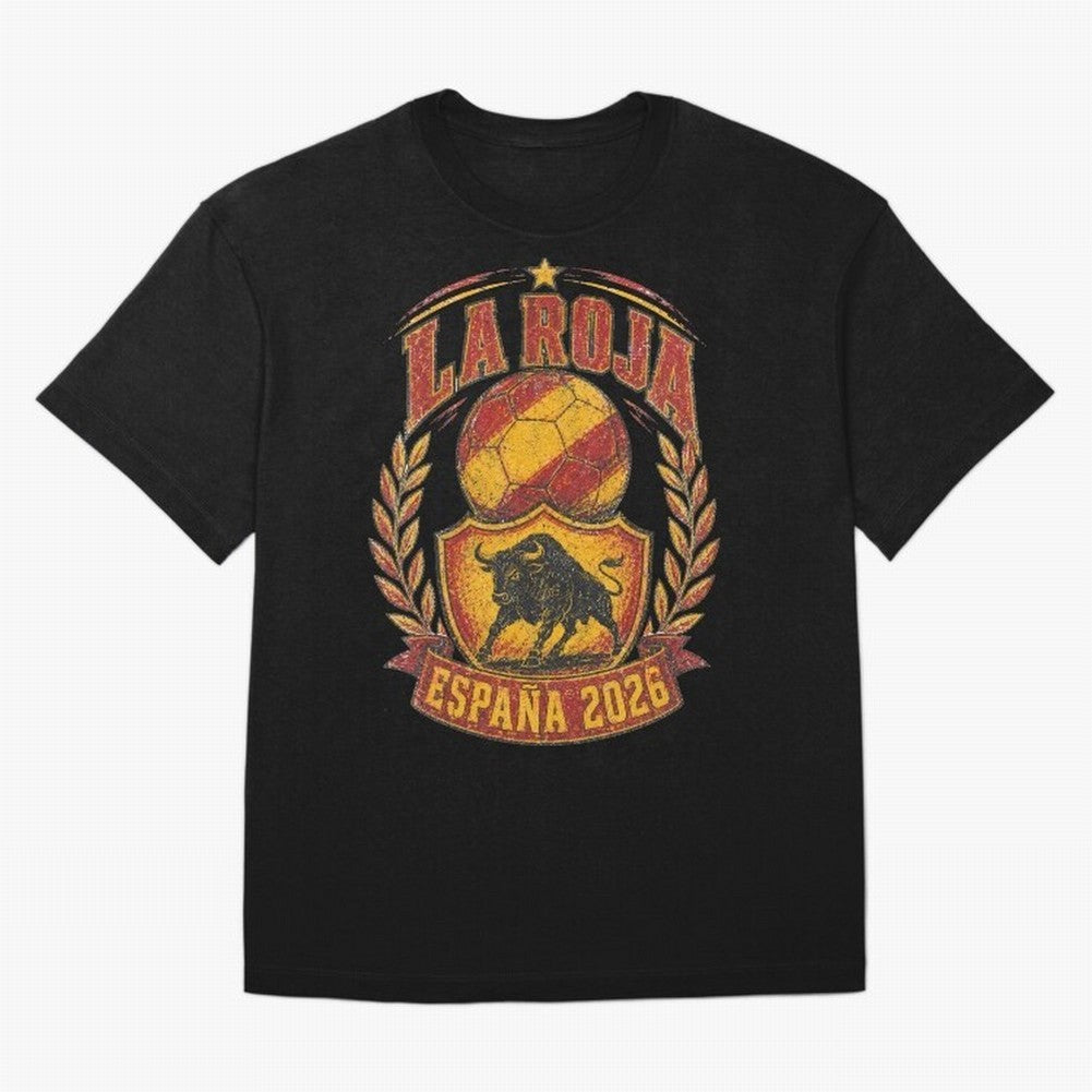 La Roja Espa?a 2026 World Cup Soccer T-Shirt Classic T-Shirt Bring International Match Energy to FIFA World Cup 2026 Group Stage Driven by Mbappe, Argentina Energy, Football Passion, Legendary Performances, Festival Vibes and Supporter Community;