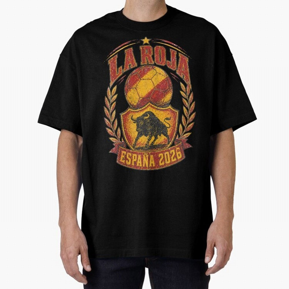 La Roja Espa?a 2026 World Cup Soccer T-Shirt Classic T-Shirt Bring International Match Energy to FIFA World Cup 2026 Group Stage Driven by Mbappe, Argentina Energy, Football Passion, Legendary Performances, Festival Vibes and Supporter Community;