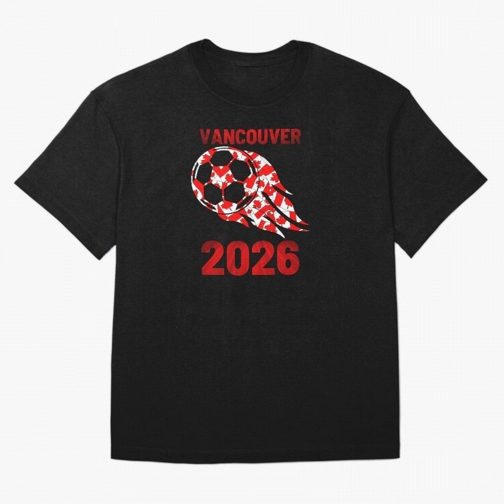 Vancouver Canada 2026 World Cup Soccer #8 Classic T-Shirt Keep Football History Alive during Match Day Hype around FIFA World Cup 2026 Group Stage, Haaland, Argentina and Brazil, Global Supporter Spirit, Legendary Goals, National Colors and