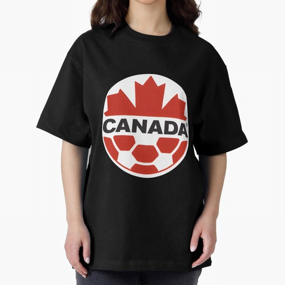 Canada Soccer 2026: Official Fan Pattern Classic T-Shirt Celebrate Fan Favorites in FIFA World Cup 2026 USA Canada Mexico for Fans of CR7 and Messi and France, Bringing Goal Celebration Energy, Supporter Heritage, Football Icons and Worldwide