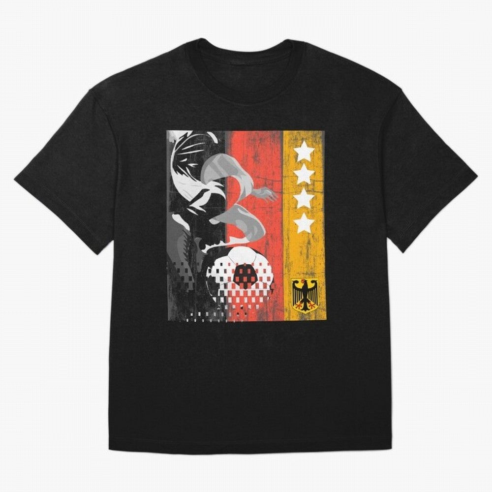 Fan Design Germany 2026 Classic T-Shirt Feel Match Day Hype around FIFA World Cup 2026 USA Canada Mexico, Messi, Argentina, France and Brazil, Football Festival Excitement, Trophy Ambitions, Country Rivalries and Star Player Buzz; Great for Watch