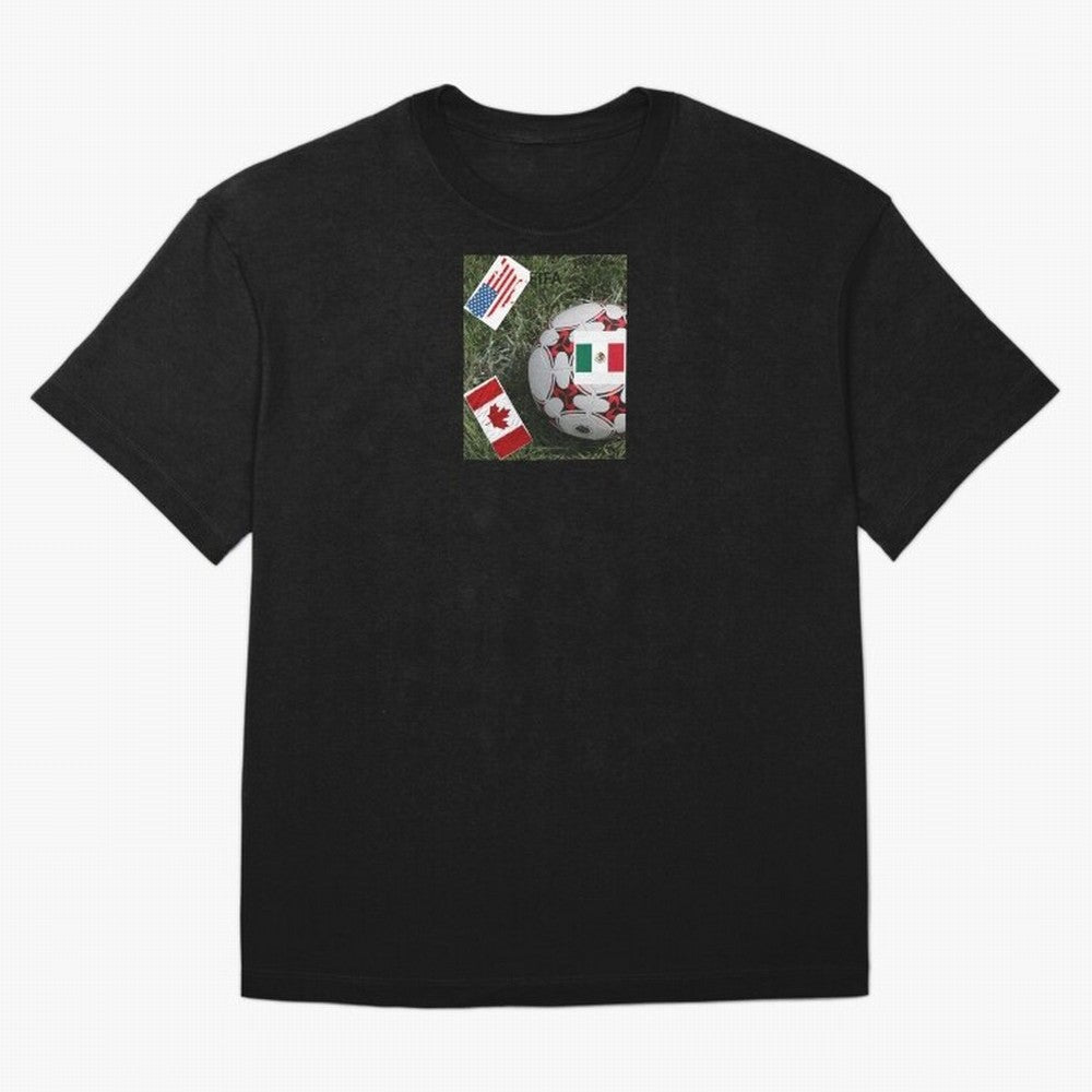 WORLD CUP FOOTBALL 2026 Classic T-Shirt Relive FIFA World Cup 2026 USA Canada Mexico Featuring Mbappe, France and Portugal Energy, Football Festival Excitement, Trophy Ambitions, Country Rivalries and Star Player Buzz; Perfect for Supporters Who