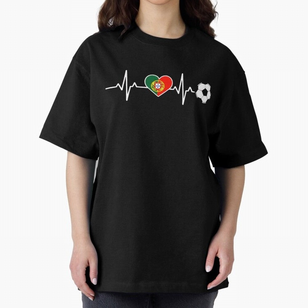 Portugal Football Heartbeat | Sele??o Das Quinas Soccer Fan Classic T-Shirt Embrace Global Football Passion for FIFA World Cup 2026 Group Stage, Featuring Cristiano Ronaldo, Argentina, Worldwide Fan Energy, Dramatic Goals, Stadium Lights and