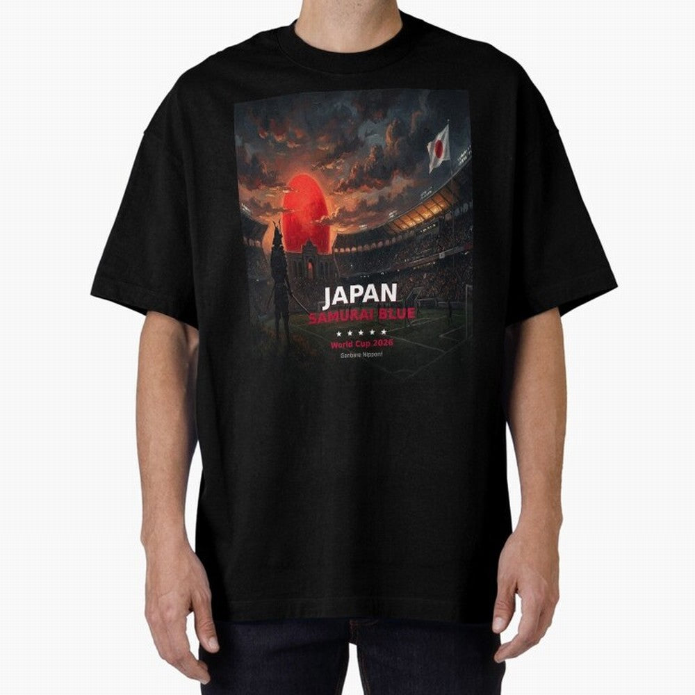 Japan Samurai Blue - World Cup 2026 Soccer Fan Tee Classic T-Shirt Show Your Love for Global Football Passion for FIFA World Cup 2026 USA Canada Mexico, Filled with CR7 and Messi, Germany, Football History, Final Match Energy, Crowd Noise and Once