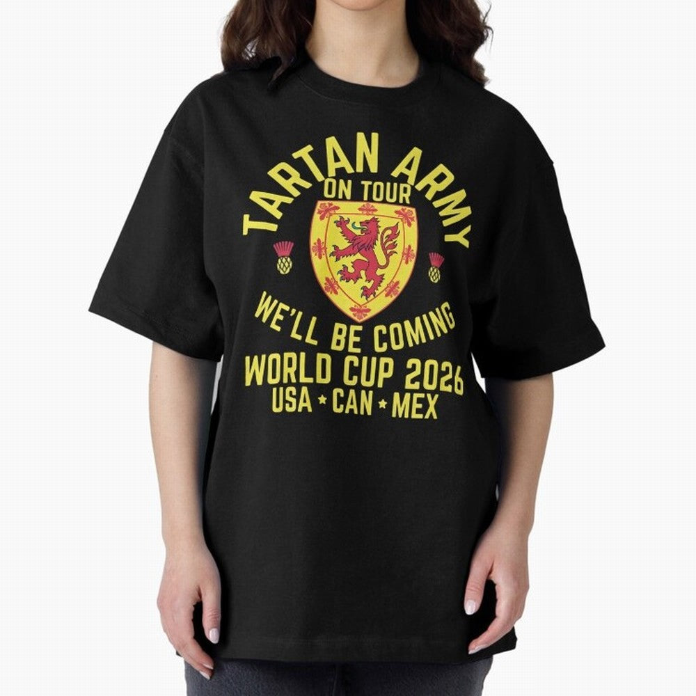 Tartan Army World Cup 2026 Scotland Tour Classic T-Shirt Honor the Beautiful Game during FIFA World Cup 2026 for Fans of Neymar and Brazil, Bringing Soccer Culture, Superstar Moments, National Team Dreams and Competitive Fire; Made for Collectors