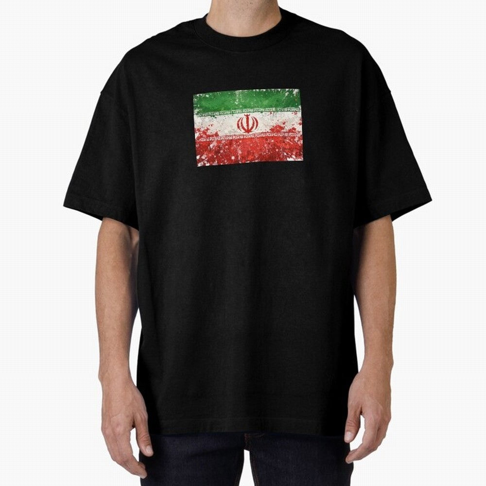 Iran Football World Cup Flag | Grunge Iranian Soccer Art Classic T-Shirt Stand Out with Spirit from FIFA World Cup 2026 USA Canada Mexico Driven by Cristiano Ronaldo, Haaland and CR7, Brazil Energy, Football History, Final Match Energy, Crowd Noise