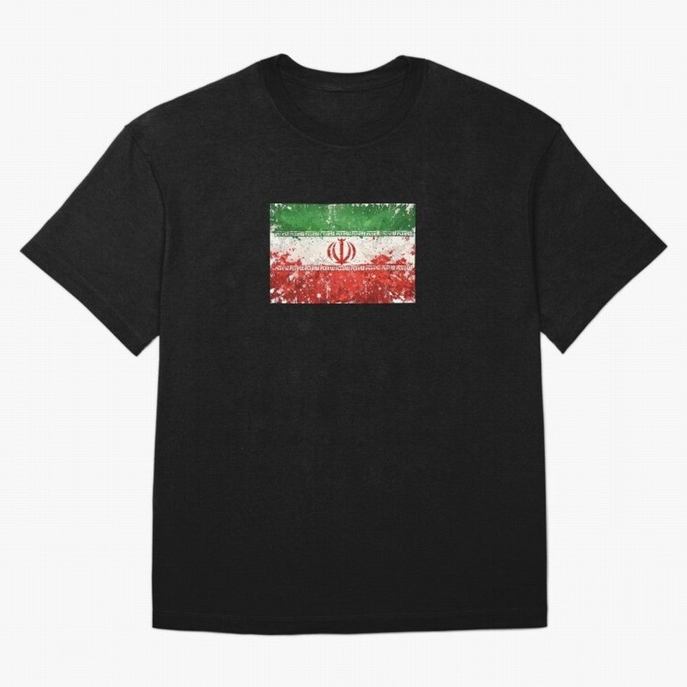 Iran Football World Cup Flag | Grunge Iranian Soccer Art Classic T-Shirt Stand Out with Spirit from FIFA World Cup 2026 USA Canada Mexico Driven by Cristiano Ronaldo, Haaland and CR7, Brazil Energy, Football History, Final Match Energy, Crowd Noise