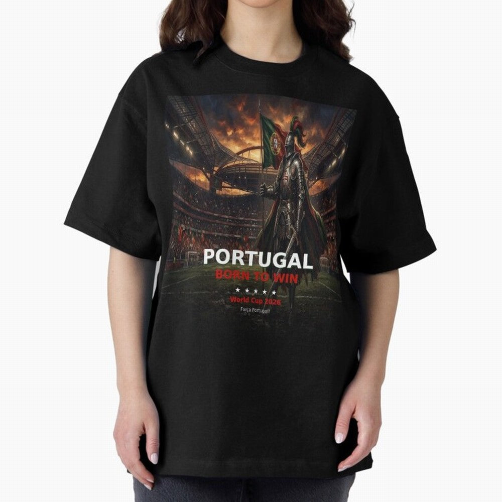 Portugal Born to Win - World Cup 2026 Soccer Fan Tee Classic T-Shirt Make the Season About FIFA World Cup 2026 USA Canada Mexico Spirit, Connected to Brazil, CR7 and Messi, Worldwide Fan Energy, Dramatic Goals, Stadium Lights and Championship