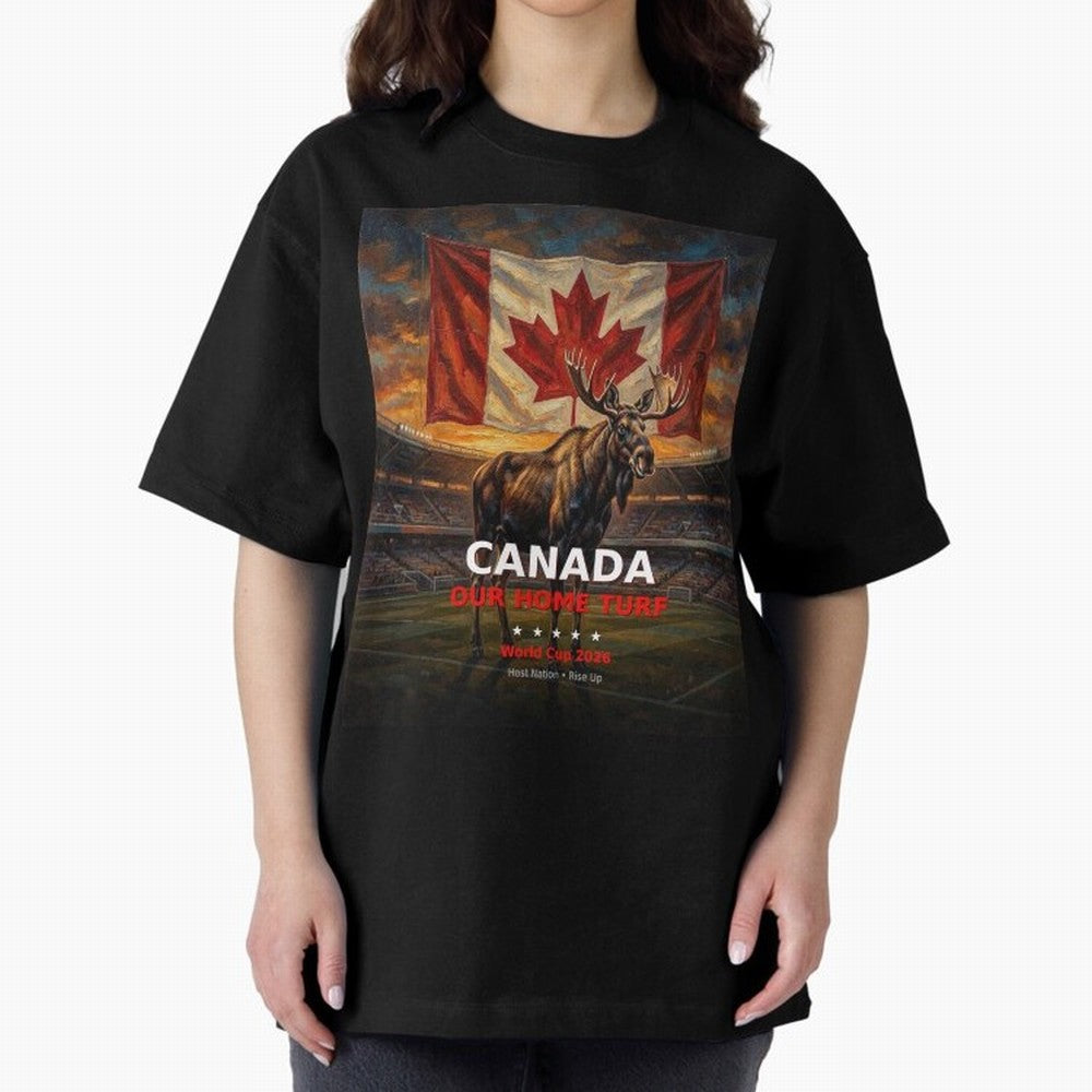 Canada Our Home Turf - World Cup 2026 Soccer Fan Tee Classic T-Shirt Bring Global Football Passion for FIFA World Cup 2026 USA Canada Mexico, Made for Mbappe and Neymar, Argentina, Fan Favorite Moments, National Team Passion, Big Match Drama and