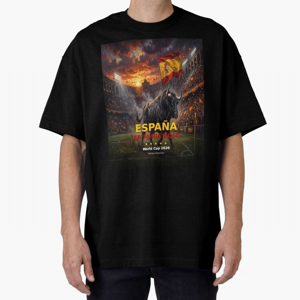 Espa?a La Furia Roja - World Cup 2026 Soccer Fan Tee Classic T-Shirt Represent Global Football Passion for FIFA World Cup 2026 USA Canada Mexico, Capturing Neymar, England, France and Netherlands, Soccer Culture, Superstar Moments, National Team