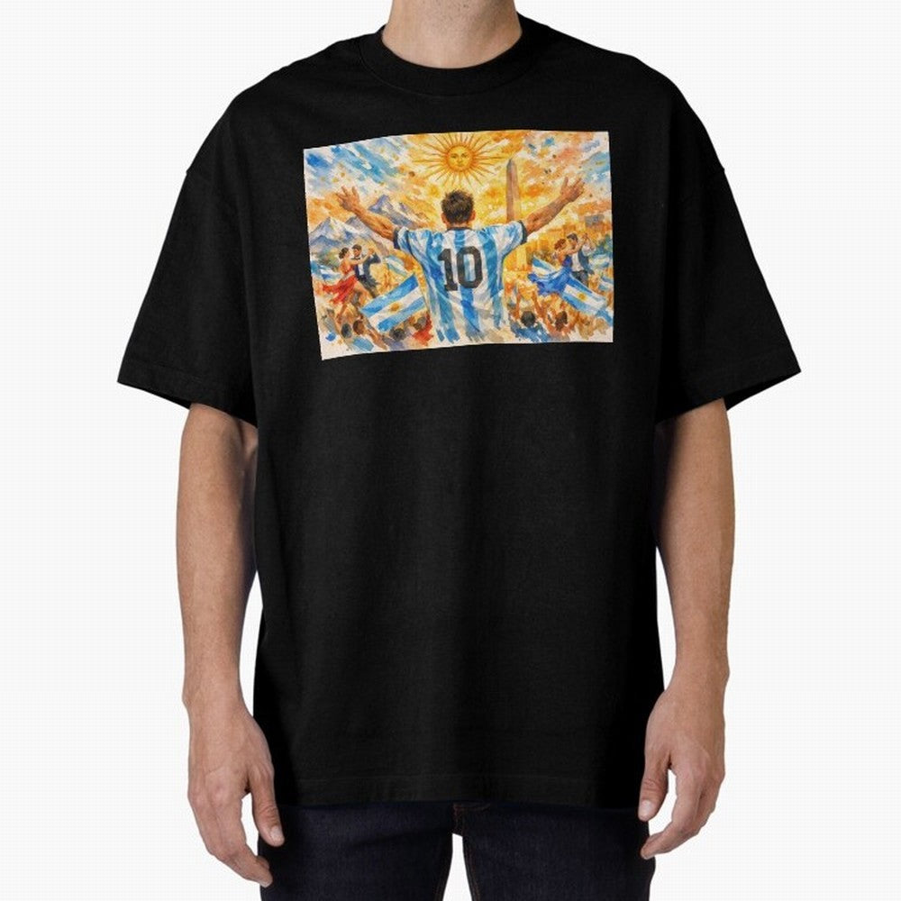Spectacular Celebration in Argentina Soccer Vibes 2026 Classic T-Shirt Honor Football Greatness during Match Day Hype around FIFA World Cup 2026 Group Stage, Cristiano Ronaldo, Haaland and CR7, Argentina, France and Brazil, Sports Nostalgia,