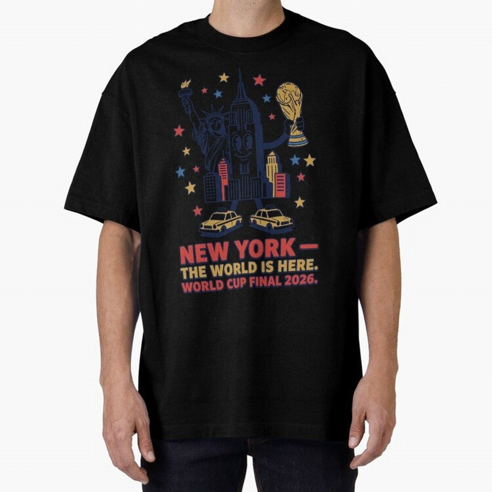 New York World Cup Final ¡ª Liberty Scores V2 Classic T-Shirt Stand with FIFA World Cup 2026 Group Stage for Fans of CR7 and Messi and England and Germany, Bringing Game Day Rituals, Football Legends, Country Pride and the Road to the Final; Made