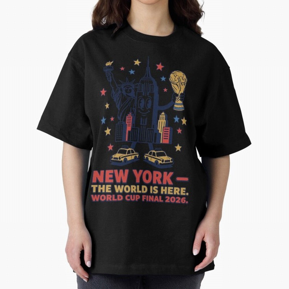 New York World Cup Final ¡ª Liberty Scores V2 Classic T-Shirt Stand with FIFA World Cup 2026 Group Stage for Fans of CR7 and Messi and England and Germany, Bringing Game Day Rituals, Football Legends, Country Pride and the Road to the Final; Made
