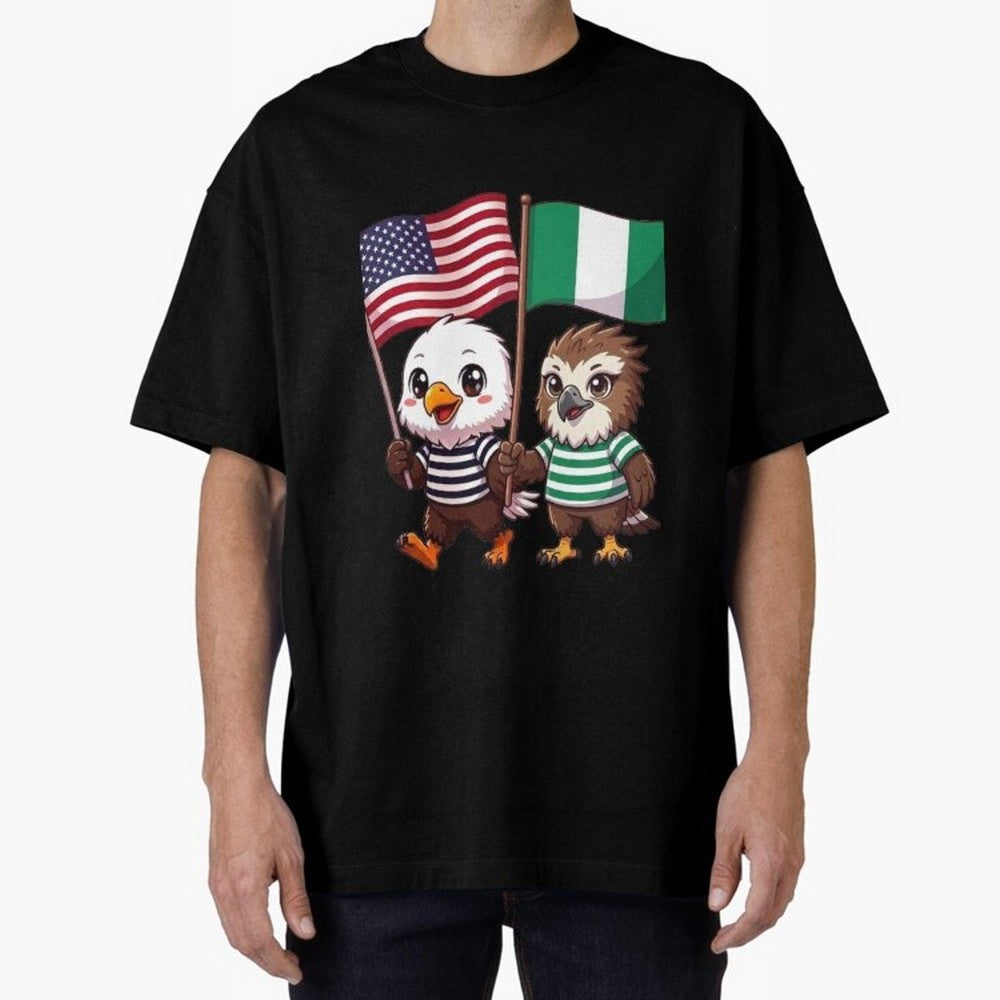 the American eagle and its friend the Nigerian eagle Classic T-Shirt Share the Excitement of FIFA World Cup 2026 Group Stage Highlighting Mbappe, Argentina and Brazil Energy, Football History, Final Match Energy, Crowd Noise and Once in a Lifetime