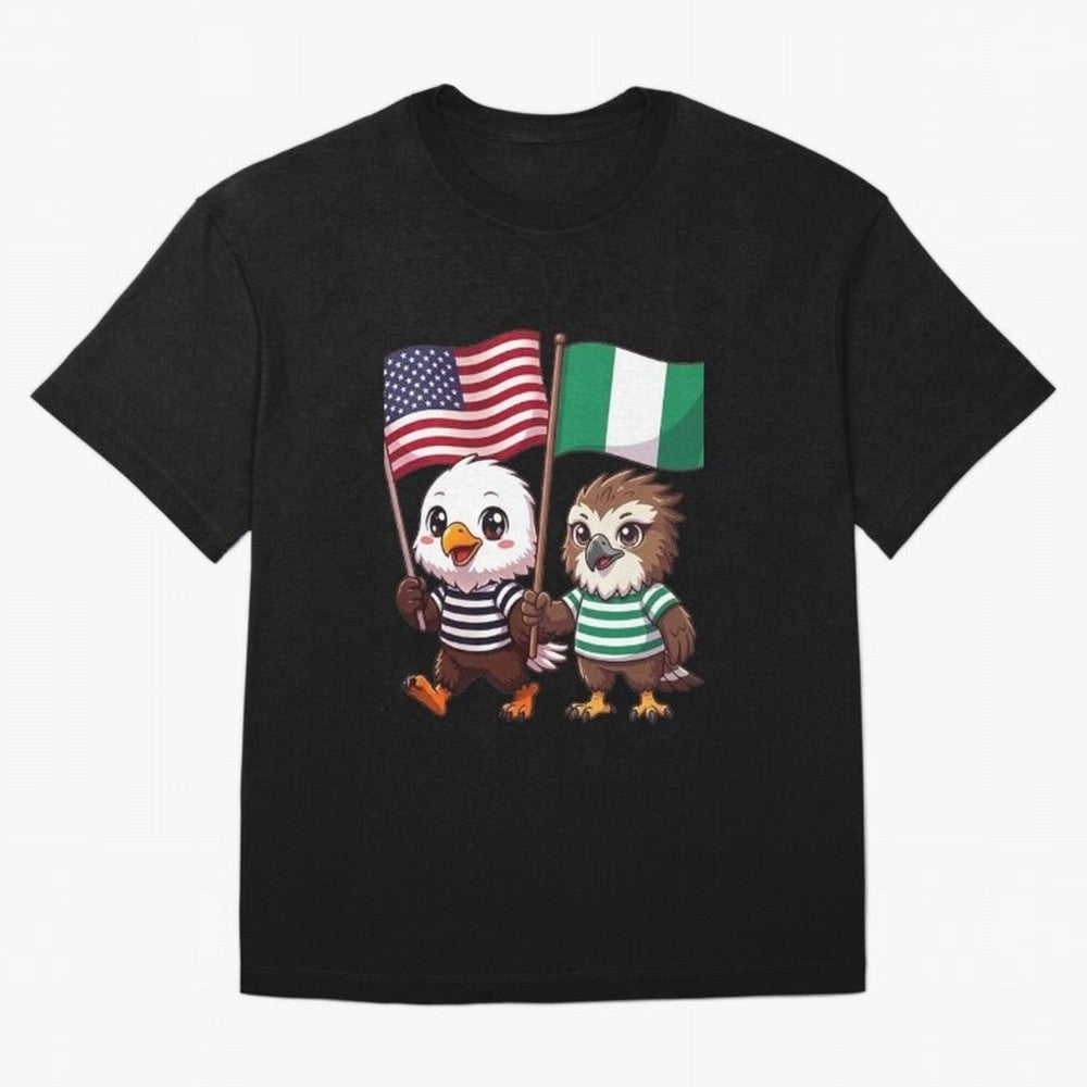 the American eagle and its friend the Nigerian eagle Classic T-Shirt Share the Excitement of FIFA World Cup 2026 Group Stage Highlighting Mbappe, Argentina and Brazil Energy, Football History, Final Match Energy, Crowd Noise and Once in a Lifetime