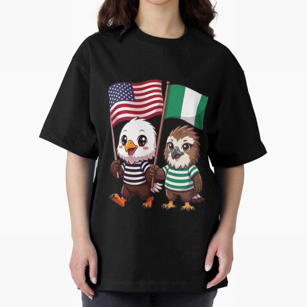 the American eagle and its friend the Nigerian eagle Classic T-Shirt Share the Excitement of FIFA World Cup 2026 Group Stage Highlighting Mbappe, Argentina and Brazil Energy, Football History, Final Match Energy, Crowd Noise and Once in a Lifetime