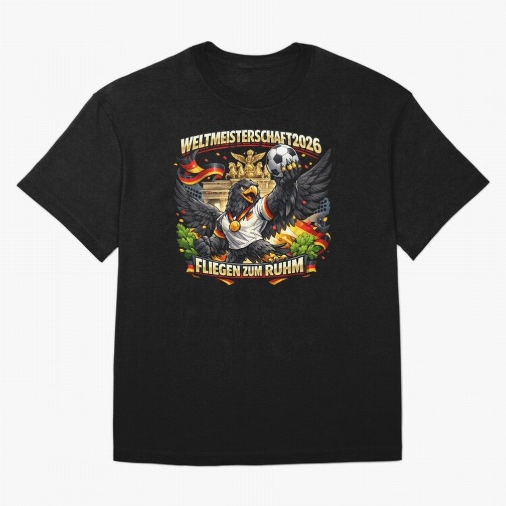 German Eagle World Cup 2026 Football Fan Art Classic T-Shirt Follow the Road to FIFA World Cup 2026 USA Canada Mexico Spirit, Celebrating Portugal, Cristiano Ronaldo, Haaland and CR7, Classic Soccer Heritage, Championship Pressure, Fan Loyalty and