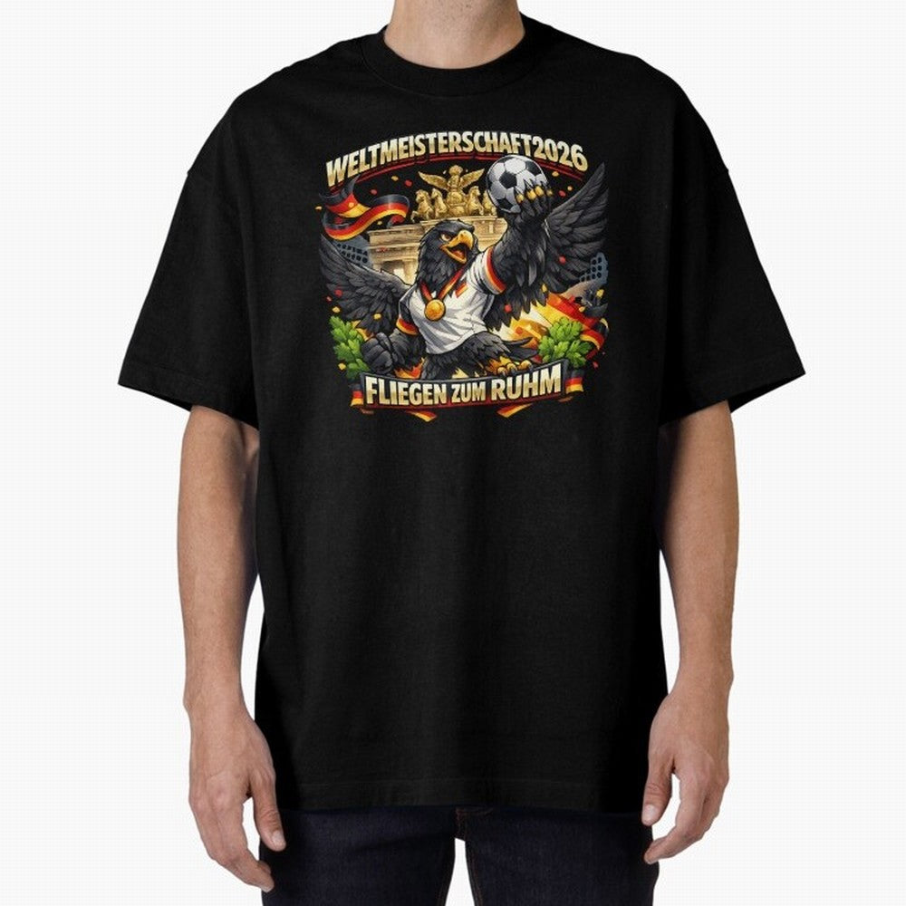 German Eagle World Cup 2026 Football Fan Art Classic T-Shirt Follow the Road to FIFA World Cup 2026 USA Canada Mexico Spirit, Celebrating Portugal, Cristiano Ronaldo, Haaland and CR7, Classic Soccer Heritage, Championship Pressure, Fan Loyalty and
