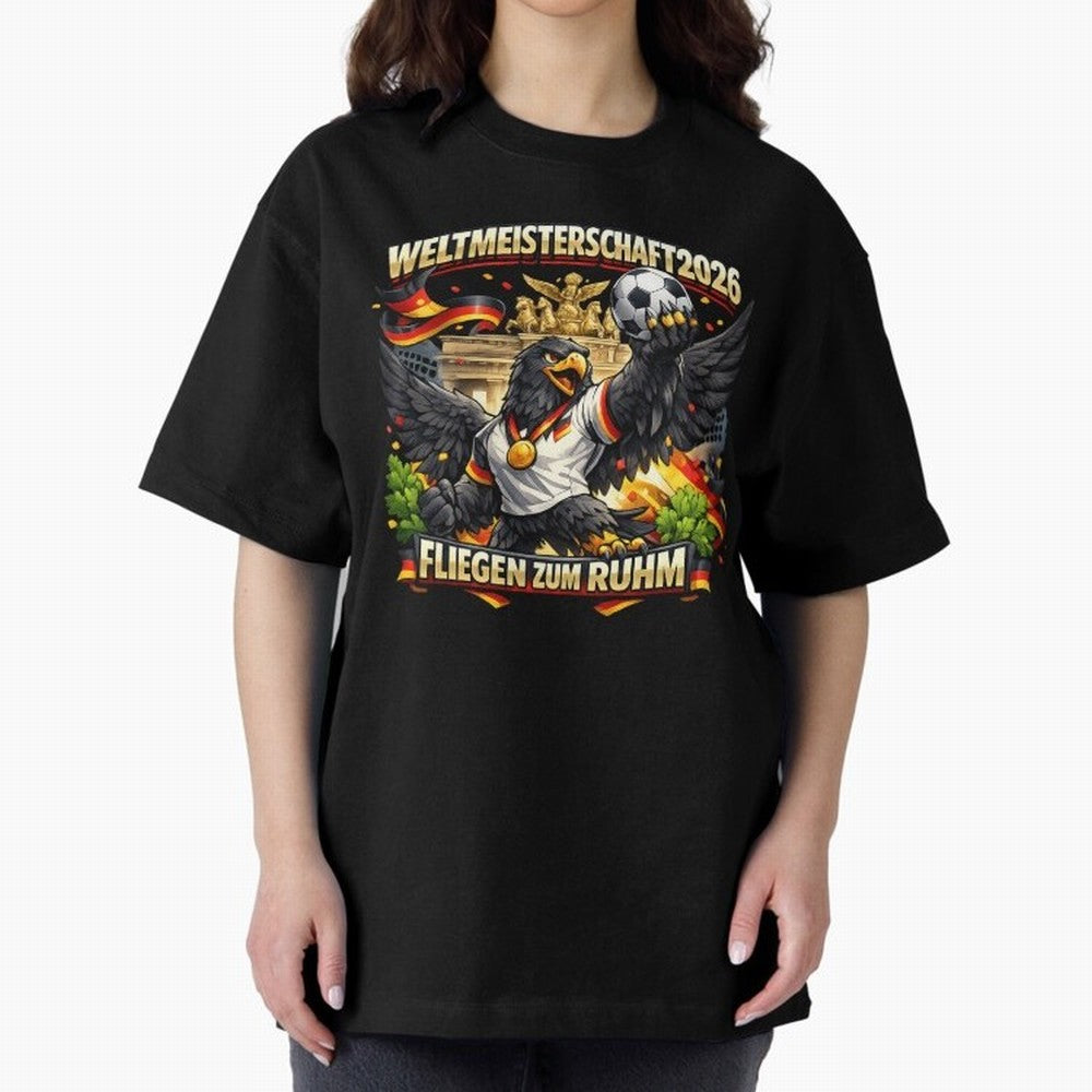 German Eagle World Cup 2026 Football Fan Art Classic T-Shirt Follow the Road to FIFA World Cup 2026 USA Canada Mexico Spirit, Celebrating Portugal, Cristiano Ronaldo, Haaland and CR7, Classic Soccer Heritage, Championship Pressure, Fan Loyalty and