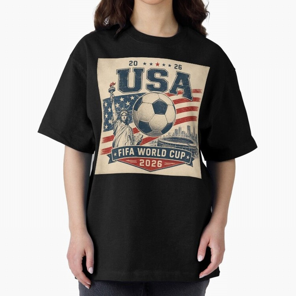 USA WORLD CUP 2026 Classic T-Shirt Share the Excitement of Match Day Hype around FIFA World Cup 2026 USA Canada Mexico, Messi, Neymar and Mbappe, Spain and Netherlands, Sports Nostalgia, International Competition, Famous Players and Unforgettable