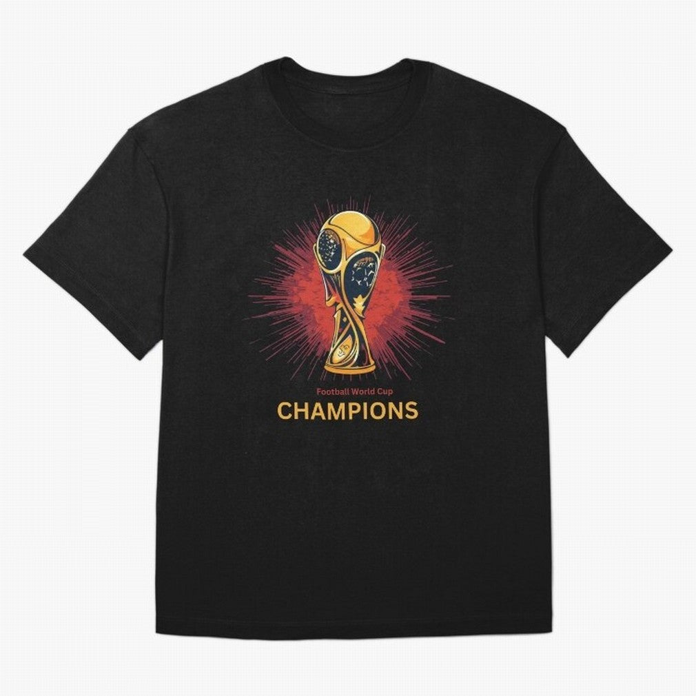 Football World Cup Champions Trophy - Vintage Soccer Victory Classic T-Shirt Honor the Beautiful Game during FIFA World Cup 2026 USA Canada Mexico for Fans of Neymar and England, France and Netherlands, Bringing Vintage Soccer Flavor, Modern