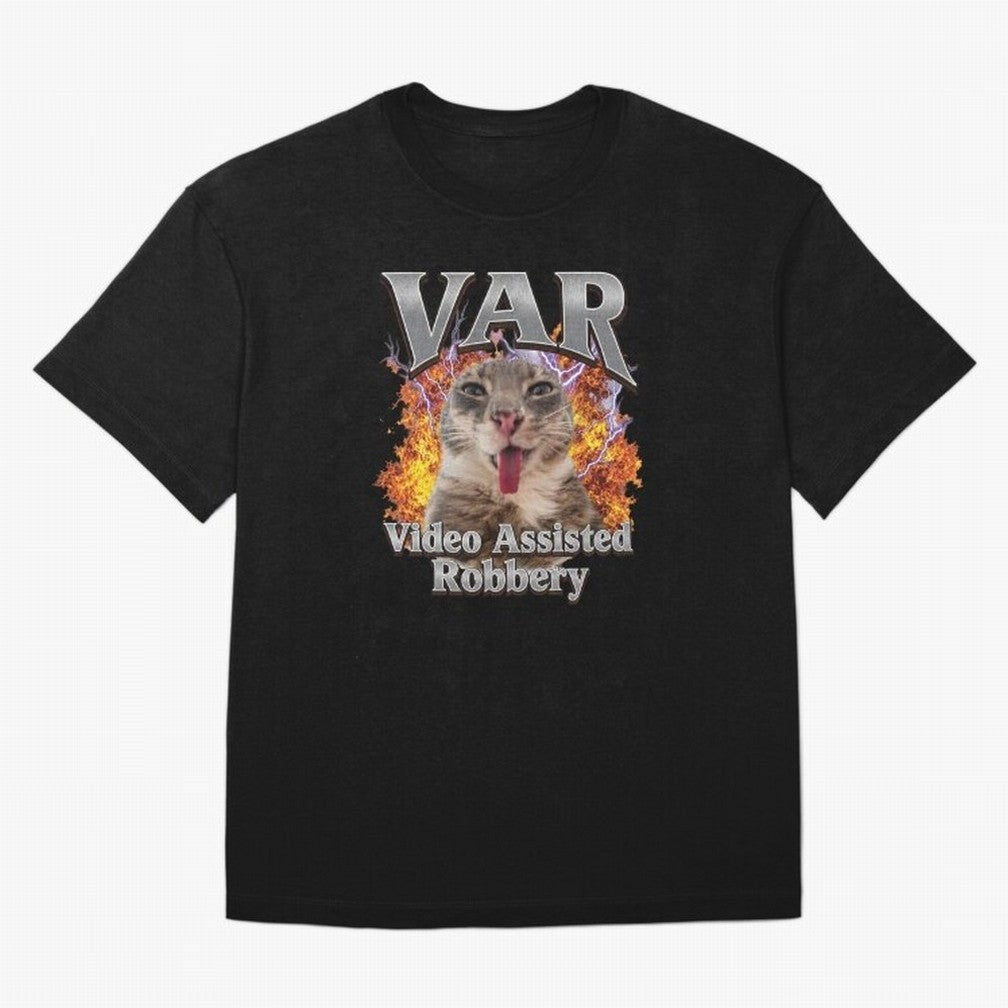 VAR Video Assisted Robbery Funny World Cup 2026 Meme Soccer Fan Football Humor Classic T-Shirt Back Your Heroes with FIFA World Cup 2026 USA Canada Mexico for Fans of Neymar, Haaland and Cristiano Ronaldo and Portugal, Spain and Germany, Bringing