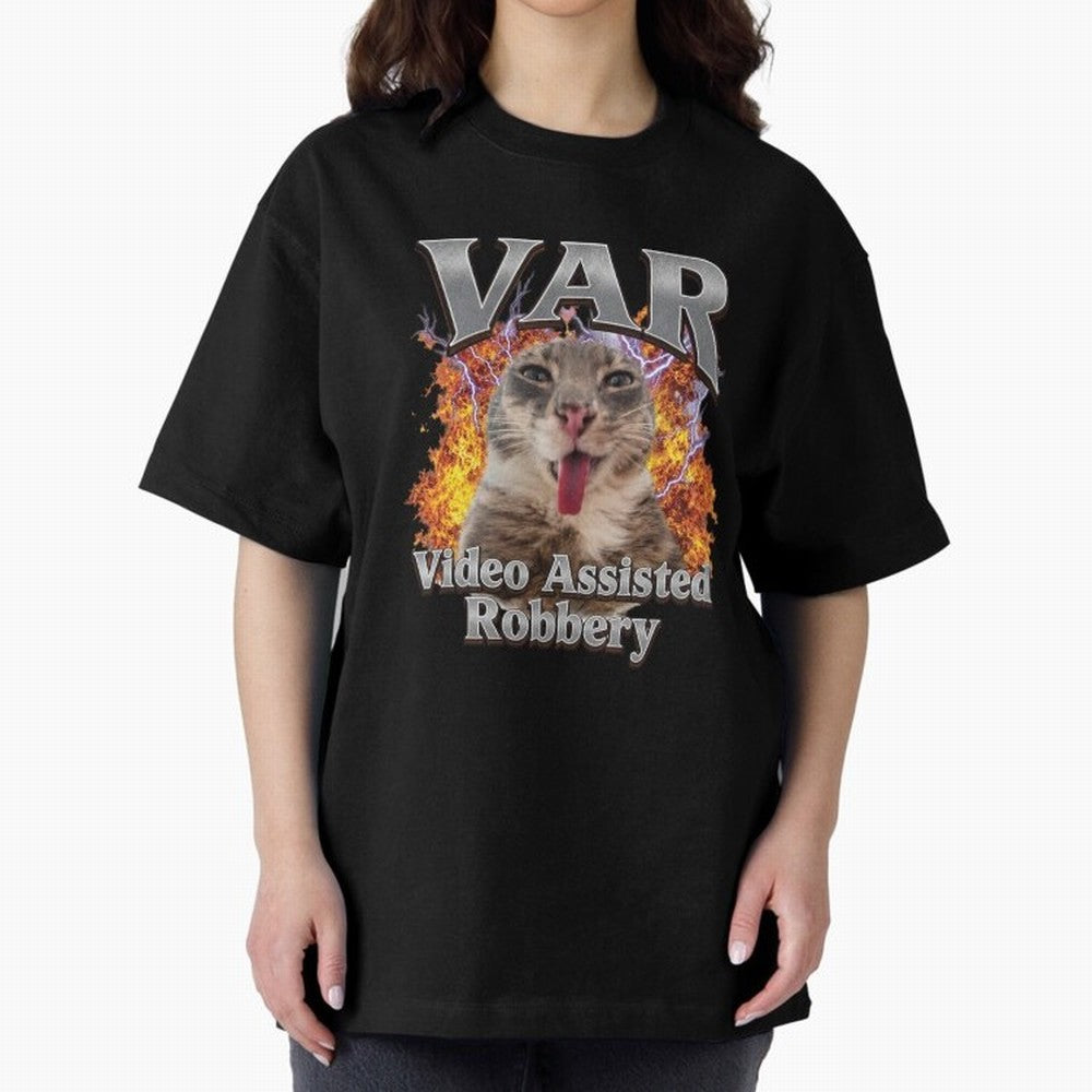 VAR Video Assisted Robbery Funny World Cup 2026 Meme Soccer Fan Football Humor Classic T-Shirt Back Your Heroes with FIFA World Cup 2026 USA Canada Mexico for Fans of Neymar, Haaland and Cristiano Ronaldo and Portugal, Spain and Germany, Bringing