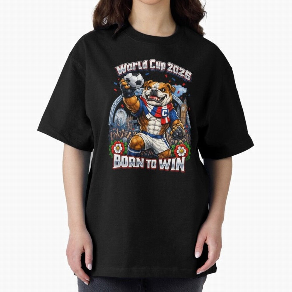 England Bulldog World Cup 2026 Fan Art Classic T-Shirt Support Your Favorite Stars during FIFA World Cup 2026 for Fans of CR7 and Messi and England, France and Netherlands, Bringing Soccer Culture, Superstar Moments, National Team Dreams and