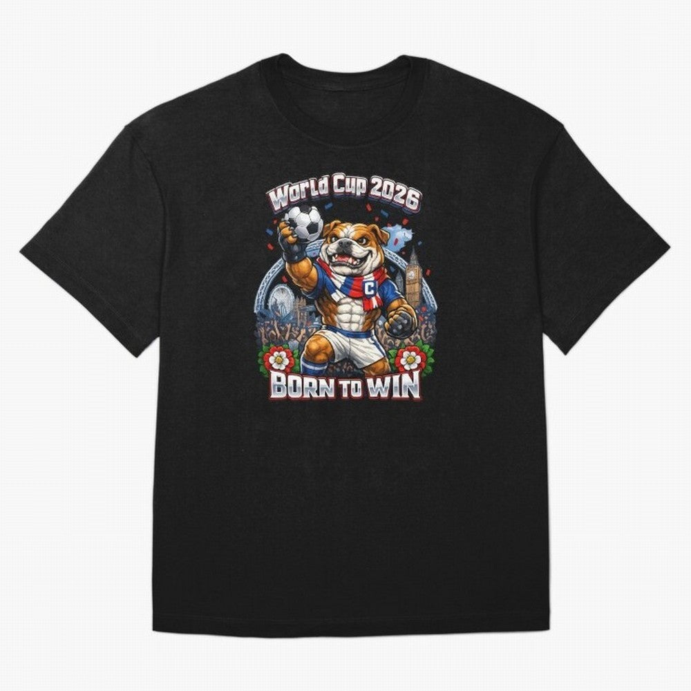 England Bulldog World Cup 2026 Fan Art Classic T-Shirt Support Your Favorite Stars during FIFA World Cup 2026 for Fans of CR7 and Messi and England, France and Netherlands, Bringing Soccer Culture, Superstar Moments, National Team Dreams and