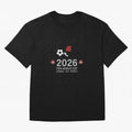 Retro Snoopy Soccer, 2026 WC Classic T-Shirt Make the Season About FIFA World Cup 2026 for Fans of CR7 and England, France and Netherlands, Bringing Vintage Soccer Flavor, Modern Football Stars, National Flags and Final Night Emotion; Created for