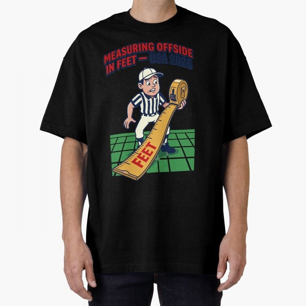 Measuring Offside in Feet ¡ª USA 2026 V1 Classic T-Shirt Join the Global Buzz around Match Day Hype around FIFA World Cup 2026 Group Stage, Messi and Cristiano Ronaldo, Portugal, Champion Mindset, Group Stage Buzz, Knockout Tension and Passionate