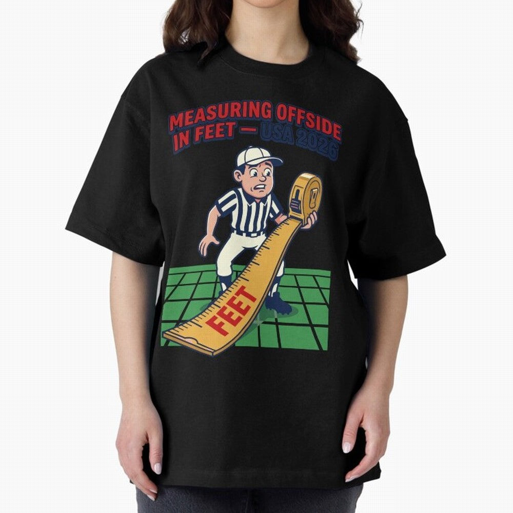 Measuring Offside in Feet ¡ª USA 2026 V1 Classic T-Shirt Join the Global Buzz around Match Day Hype around FIFA World Cup 2026 Group Stage, Messi and Cristiano Ronaldo, Portugal, Champion Mindset, Group Stage Buzz, Knockout Tension and Passionate