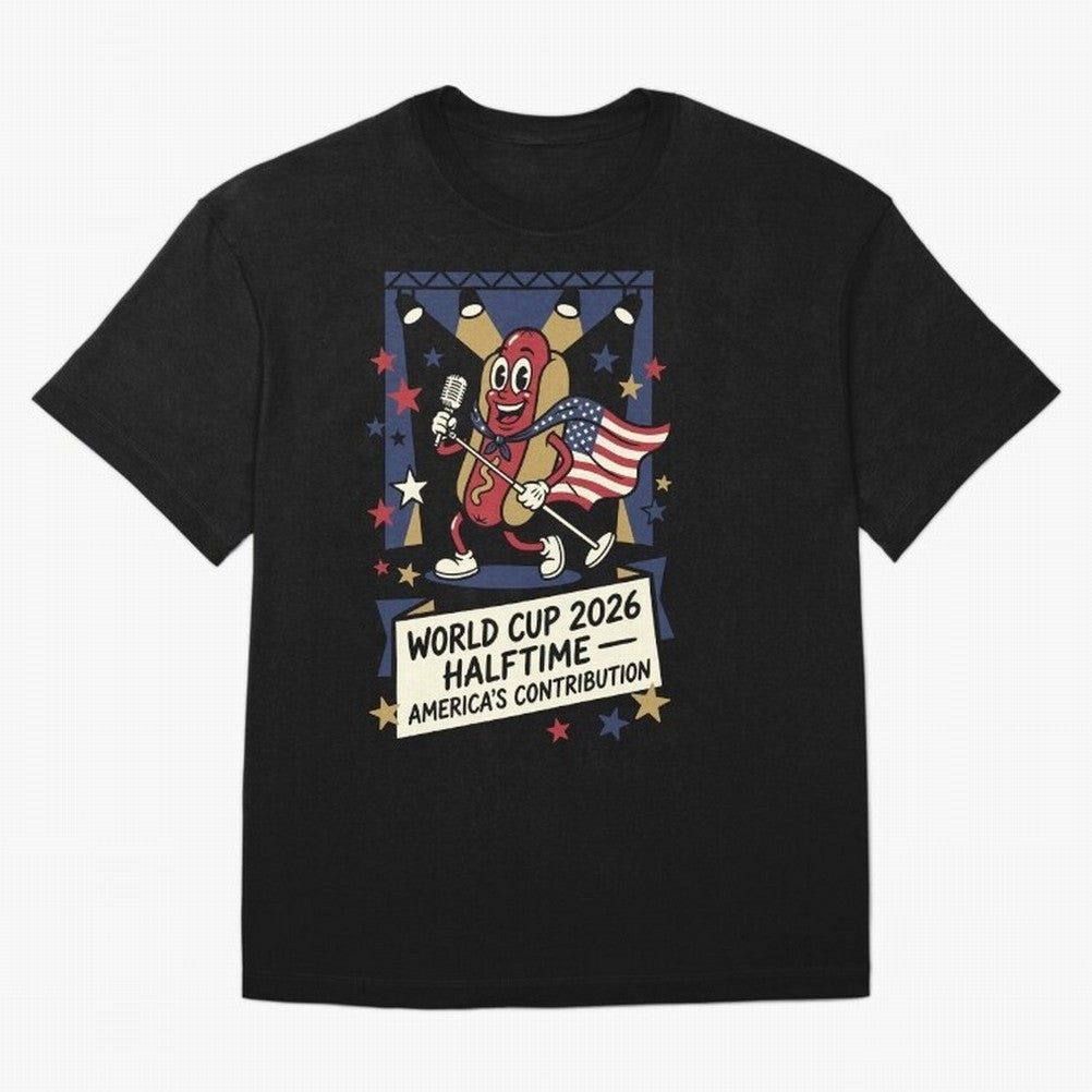 World Cup 2026 Halftime ¡ª America's Contribution V1 Classic T-Shirt Keep Football History Alive during Match Day Hype around FIFA World Cup 2026 Group Stage, Neymar, Brazil, Portugal and Argentina, Football Festival Excitement, Trophy Ambitions,