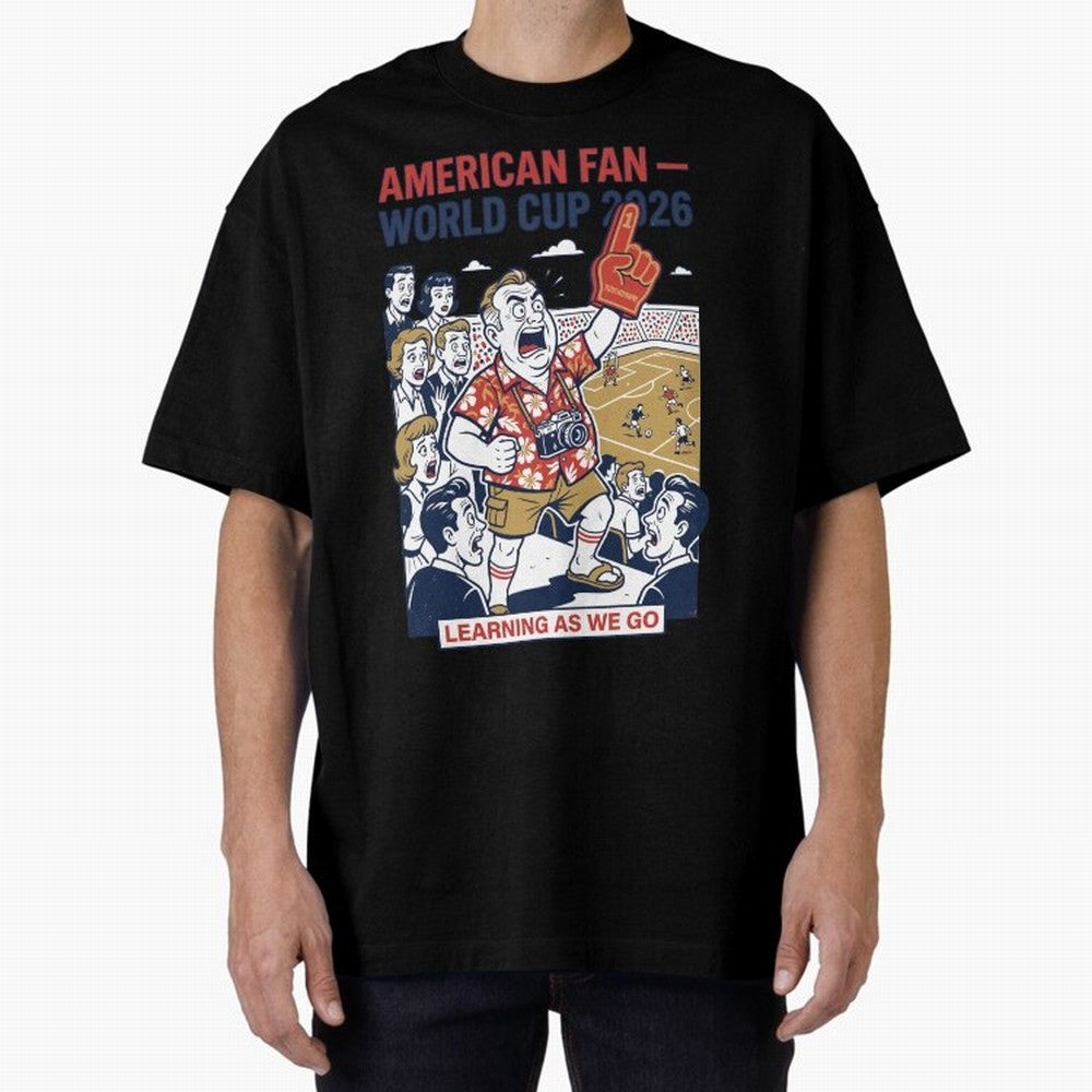 American Fan ¡ª World Cup 2026 ¡ª Learning as We Go V1 Classic T-Shirt Celebrate Golden Goal Energy in the FIFA World Cup 2026 Group Stage Journey through Cristiano Ronaldo, Haaland and CR7 Highlights, Brazil Pride, Worldwide Fan Energy, Dramatic