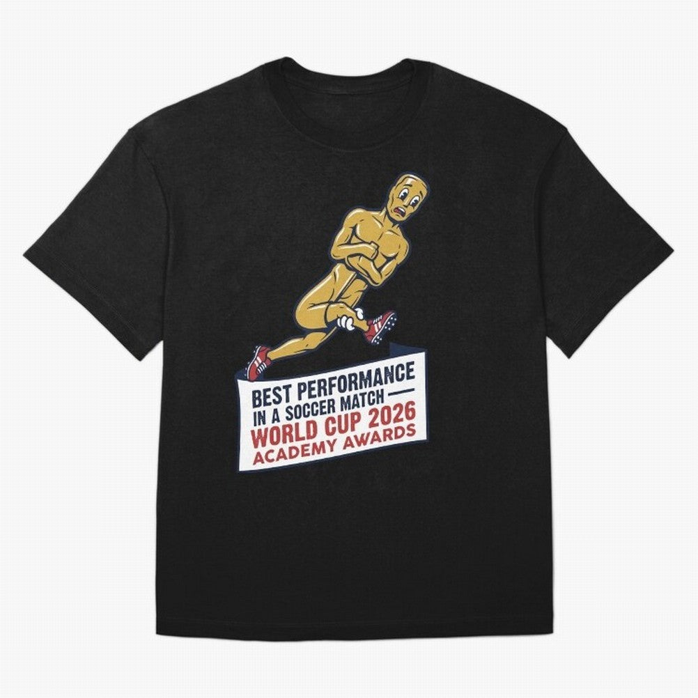 Academy Awards Best Performance Soccer V1 Classic T-Shirt Share the Excitement of FIFA World Cup 2026 USA Canada Mexico Spirit, Filled with Argentina, Mbappe and Neymar, Retro Football Energy, Iconic Rivalries, Trophy Chase Drama and Stadium