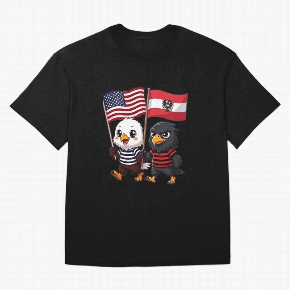 The American eagle and its friend, the Austrian eagle Classic T-Shirt Follow Every Goal of Global Football Passion for FIFA World Cup 2026, Filled with Messi, England, France and Netherlands, Supporter Pride, Iconic Celebrations, Legendary Names