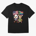 The American eagle and its friend, the South African springbok Classic T-Shirt Cheer through Every Moment of Global Football Passion for FIFA World Cup 2026, Celebrating Neymar, Haaland and Cristiano Ronaldo, England and Germany, Global Supporter