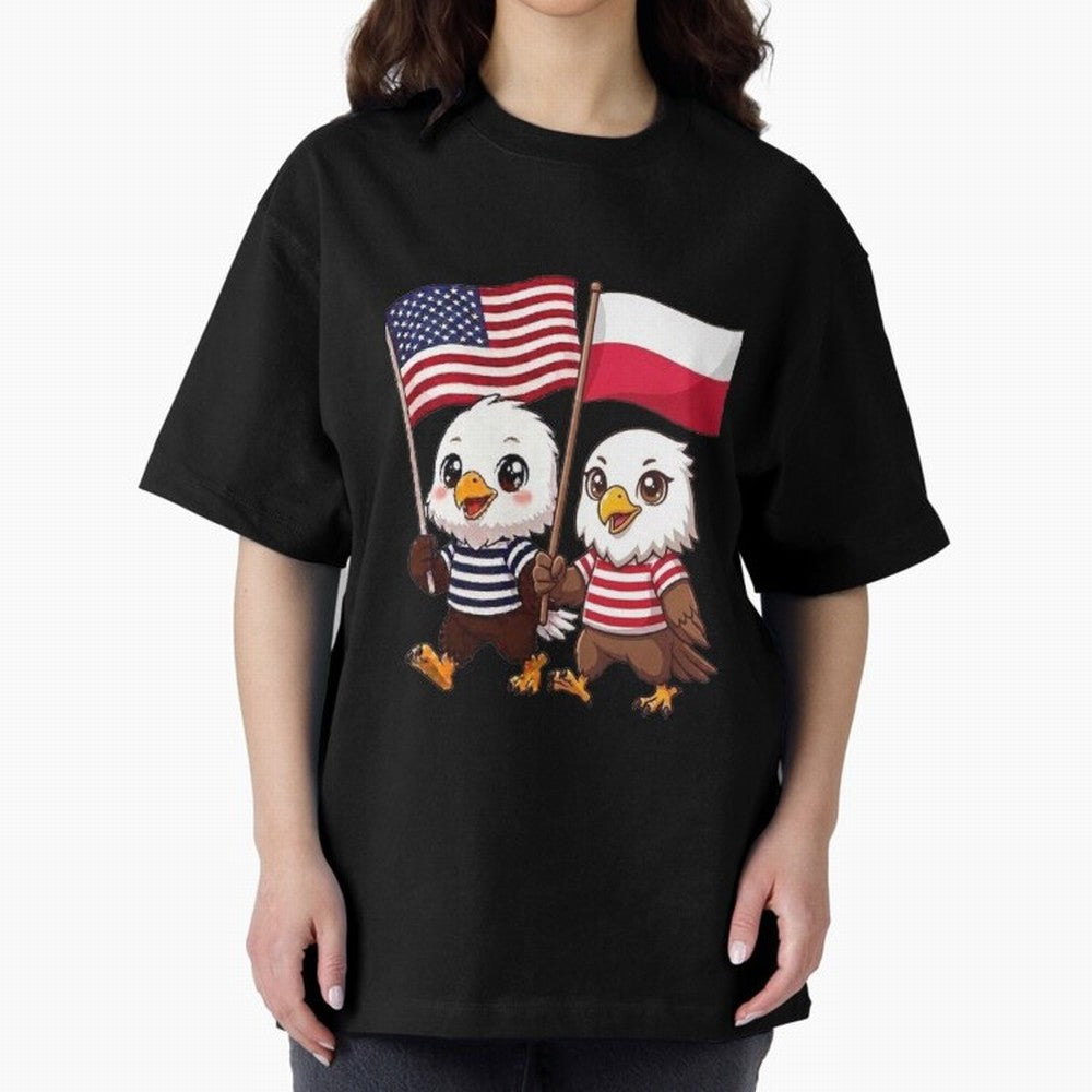 The American eagle and its friend, the Polish eagle Classic T-Shirt Embrace Match Day Hype around FIFA World Cup 2026, Messi, England and Germany, Fan Favorite Moments, National Team Passion, Big Match Drama and Soccer History; Built for Supporters