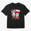 The American eagle and its friend, the Polish eagle Classic T-Shirt Embrace Match Day Hype around FIFA World Cup 2026, Messi, England and Germany, Fan Favorite Moments, National Team Passion, Big Match Drama and Soccer History; Built for Supporters