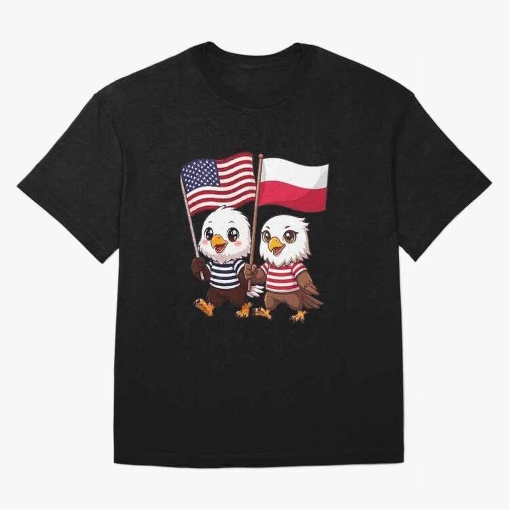 The American eagle and its friend, the Polish eagle Classic T-Shirt Embrace Match Day Hype around FIFA World Cup 2026, Messi, England and Germany, Fan Favorite Moments, National Team Passion, Big Match Drama and Soccer History; Built for Supporters